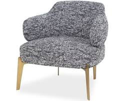 Black boho Venus armchair